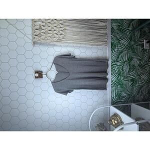 Vince Heathered Gray V-Neck T-Shirt - Size - Small